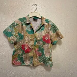 Floral Button-Up Shirt - Multicolor